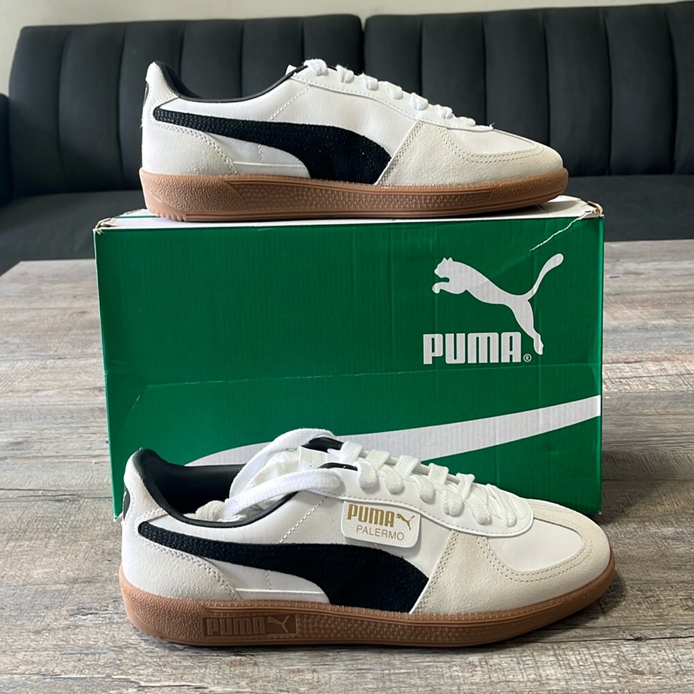 NWT Puma Palermo Leather Women's Sneakers - 39764701 - Picture 2 of 16
